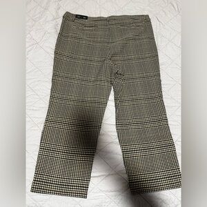 Maurices Black and White Checkered Pants